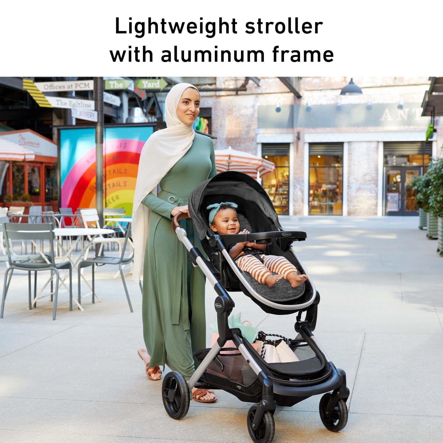 Graco Modes Nest Travel System With Slide2Me Height Adjustable Seat
