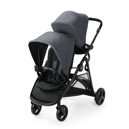 Graco Ready2Grow 2 Point 0 Double Stroller Folds Like a Single for Easy Transport