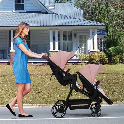 Tandem Stroller For Newborn And Toddler With Reversible Seats