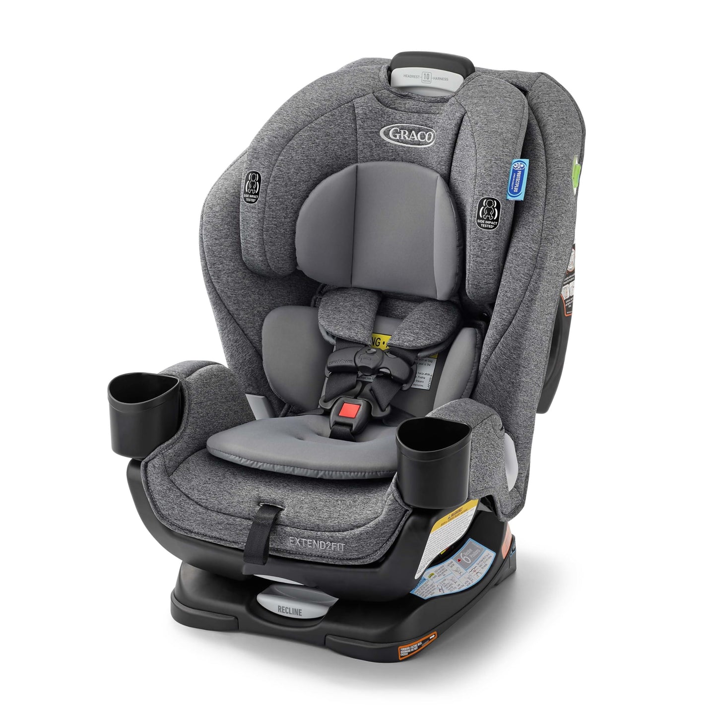 Graco Extend2Fit Convertible Car Seat With 4 Position Extension Panel For Extra Legroom