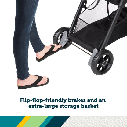 Safety 1st Smooth Ride Travel System Stroller With OnBoard FLX Infant Car Seat Easy Install And Large Canopy