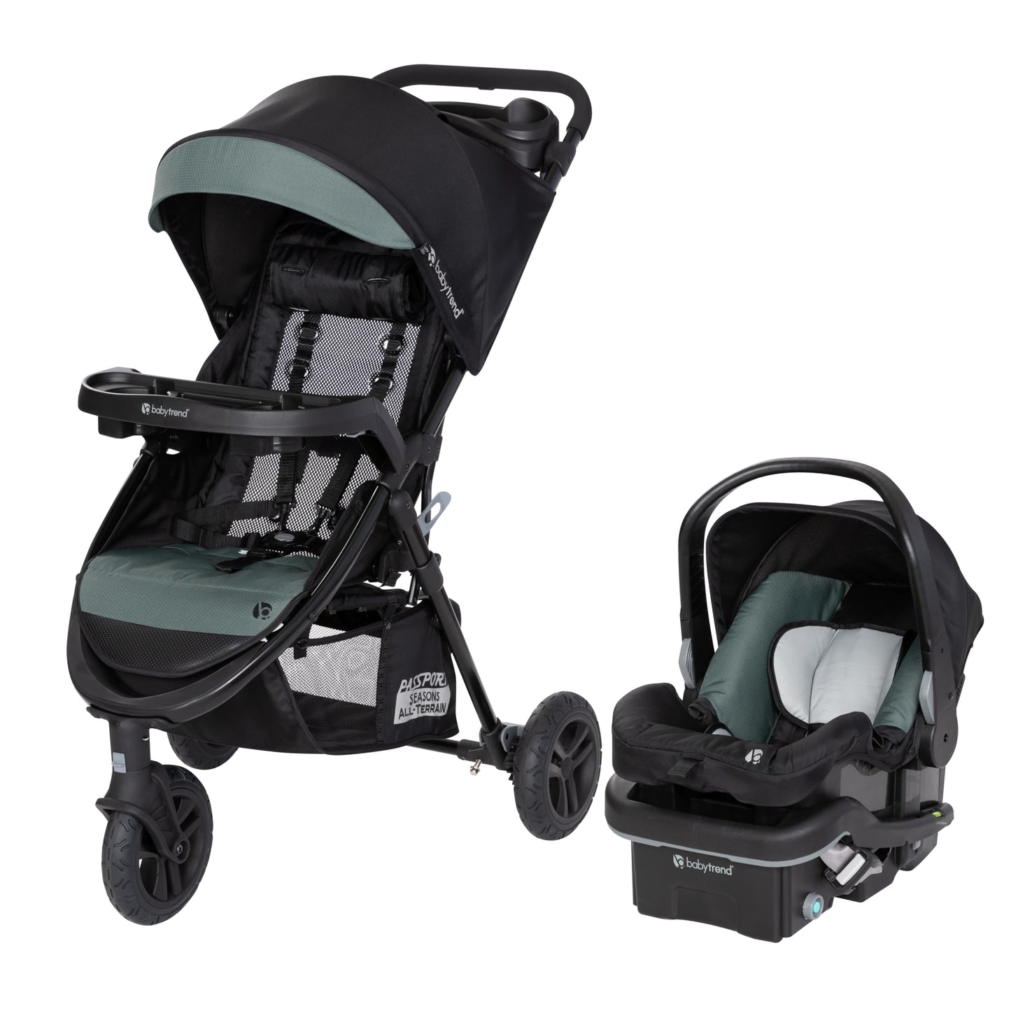 Baby Trend Passport Cargo Travel System With EZ Lift Plus Car Seat