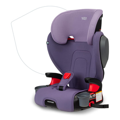 Britax Skyline Belt Positioning Booster Car Seat 2 Stage Design For Growing Kids Dusk Color