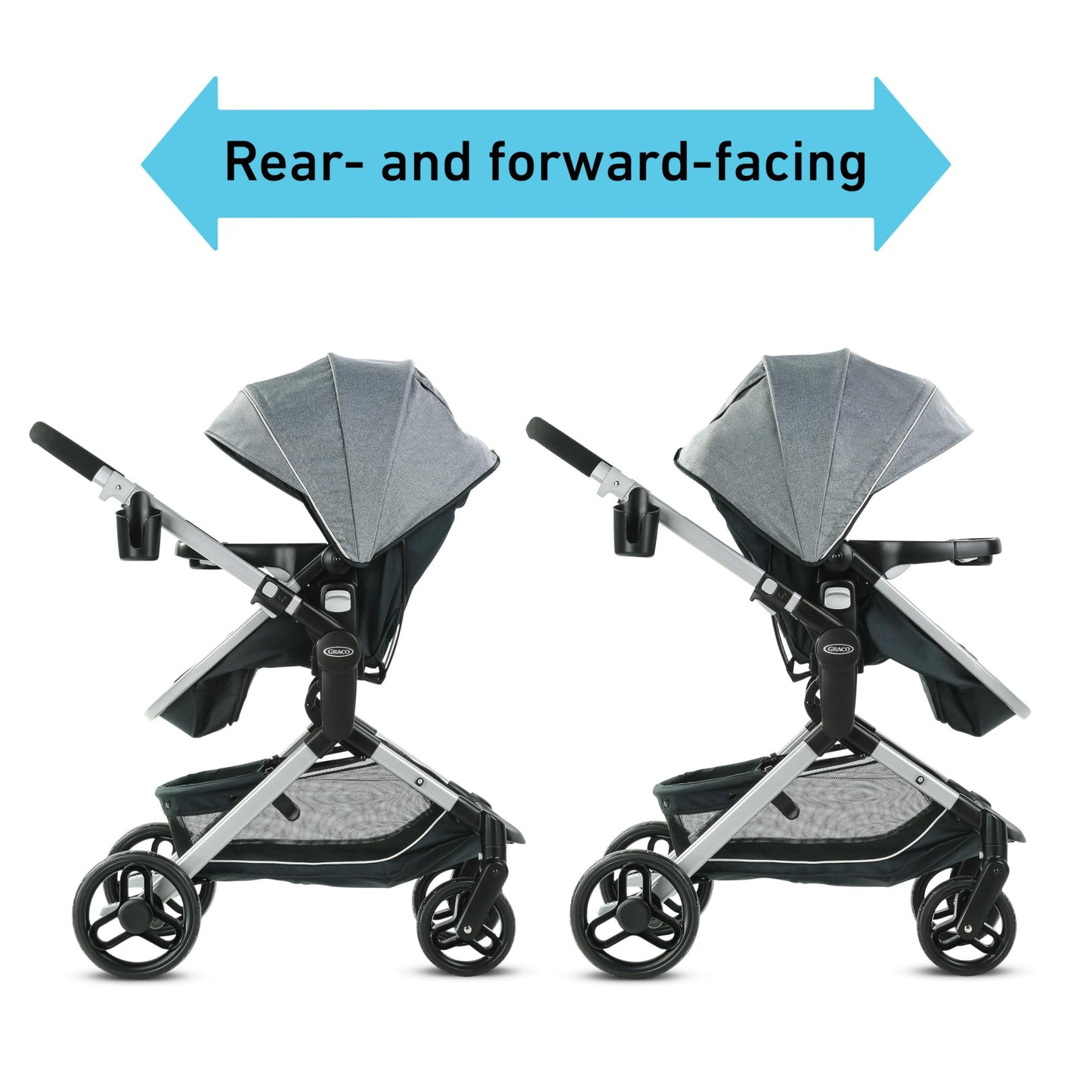 Graco Modes Nest Travel System With Slide2Me Height Adjustable Seat