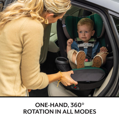 Evenflo Revolve360 Extend Rotational All In One Convertible Car Seat with 360 Degree Rotation and Extended Rear Facing