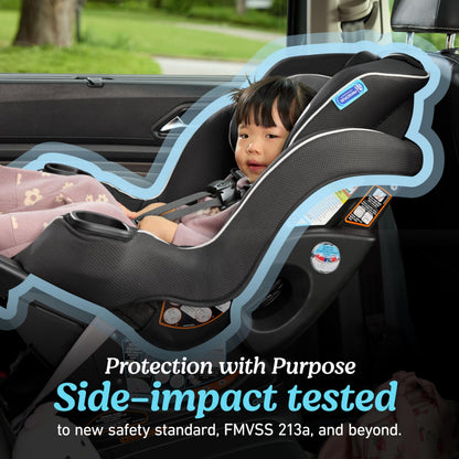 Graco Extend2Fit Convertible Car Seat With 4 Position Extension Panel For Extra Legroom