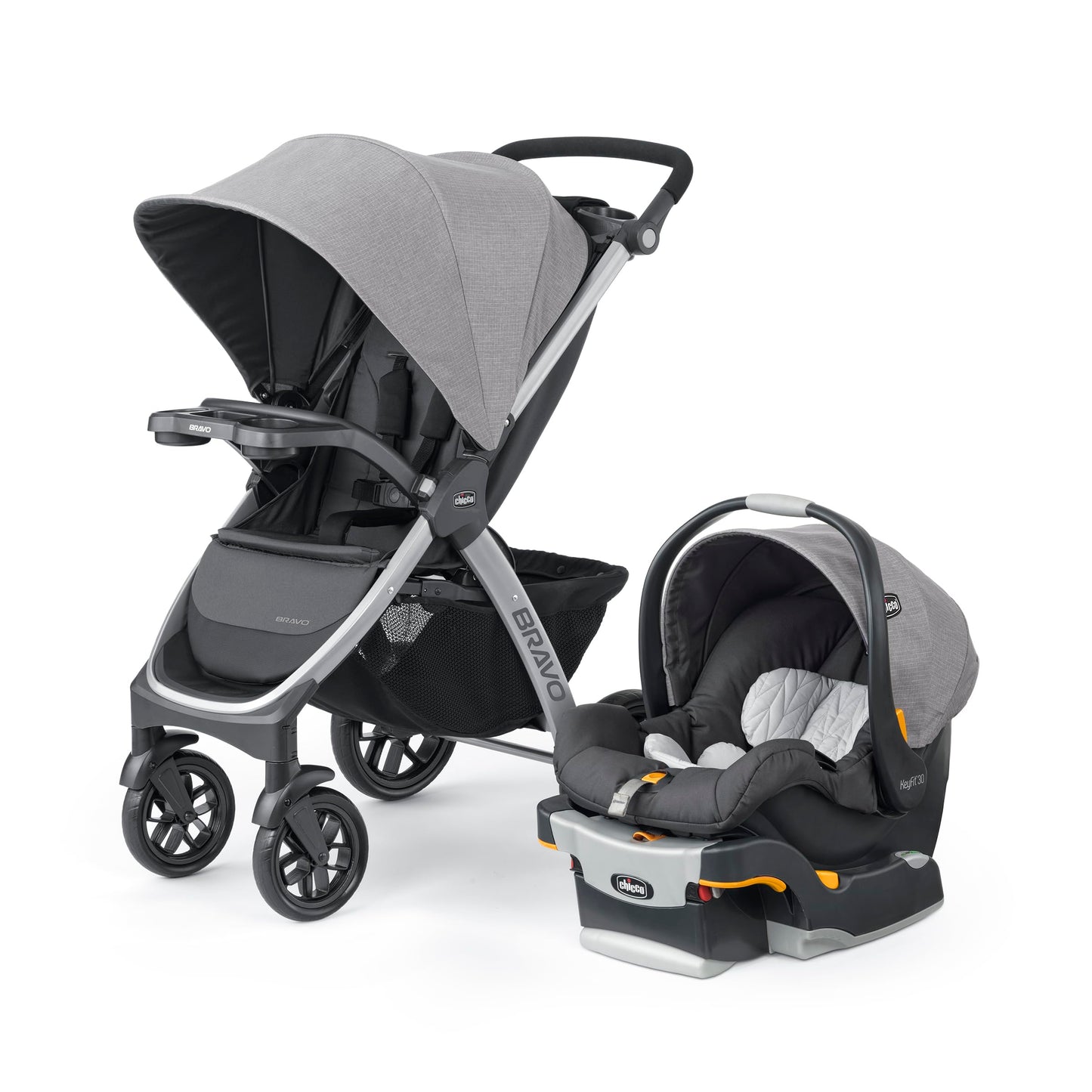 Chicco Bravo Trio Travel System With KeyFit 30 Car Seat And Base