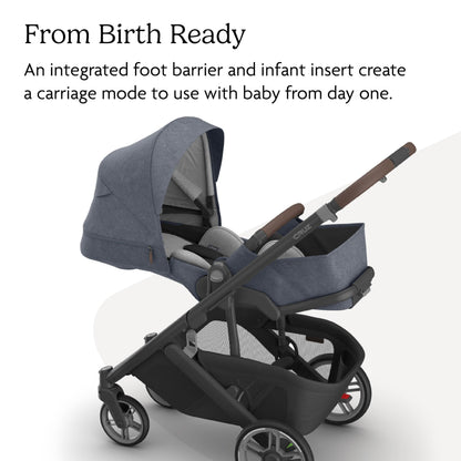 UPPAbaby Cruz V3 Stroller Car Seat Compatible Effortless Day To Day Maneuverability