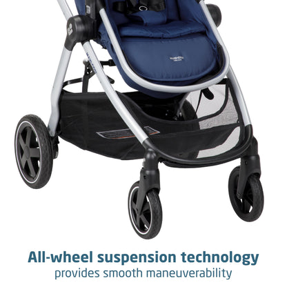 Maxi-Cosi Zelia Luxe 5 In 1 Modular Travel System With Mico Luxe Infant Car Seat