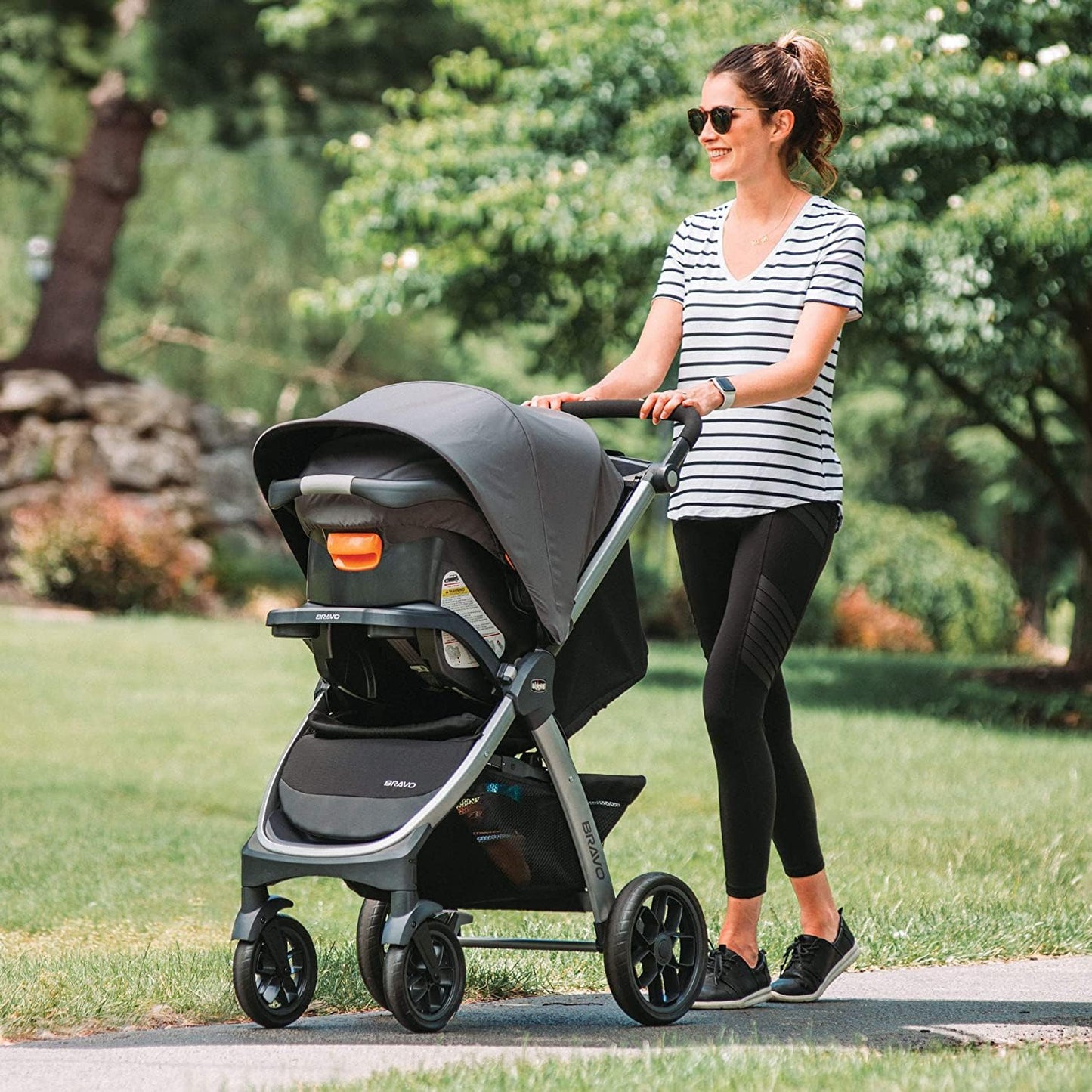 Chicco Bravo Trio Travel System With KeyFit 30 Car Seat And Base