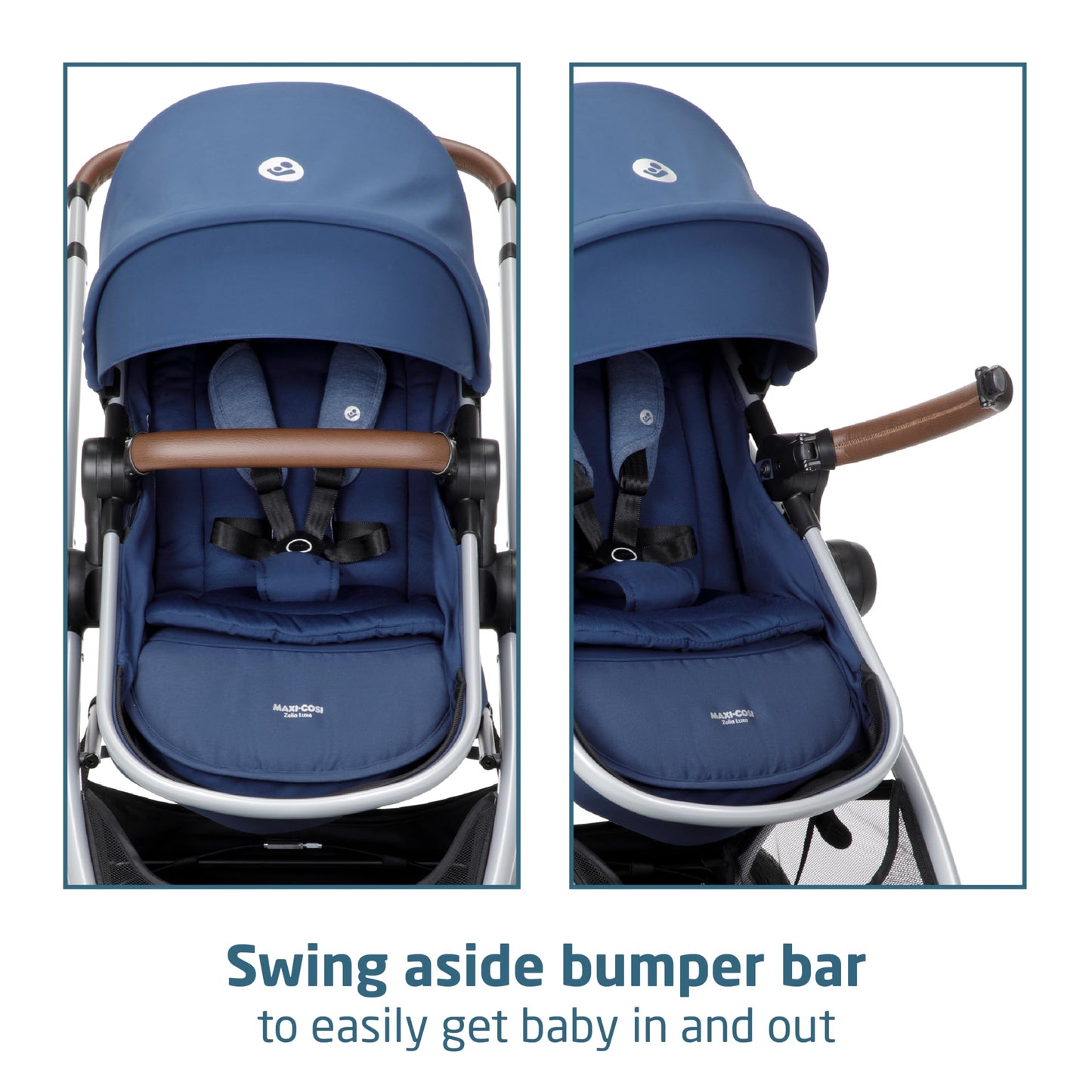 Maxi-Cosi Zelia Luxe 5 In 1 Modular Travel System With Mico Luxe Infant Car Seat