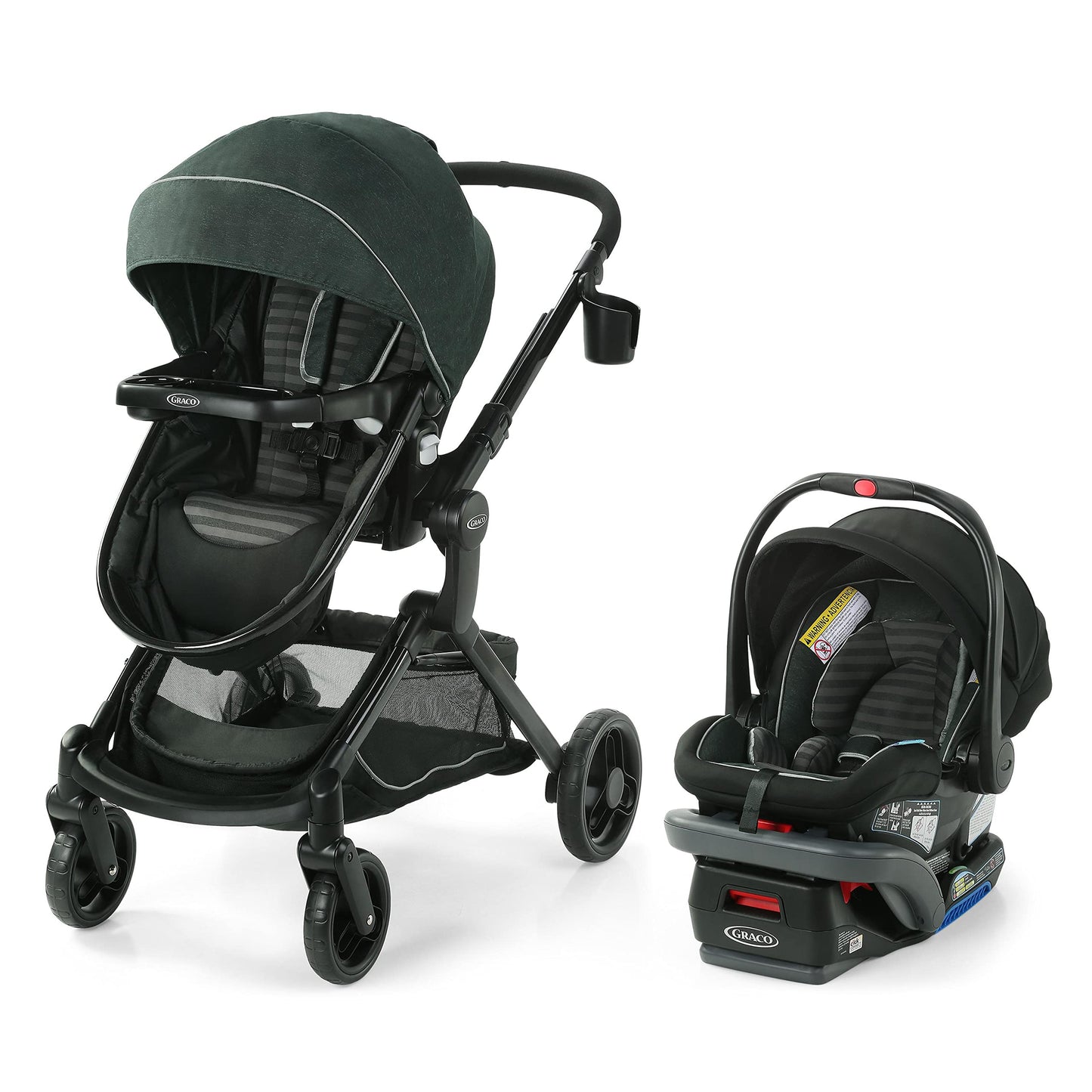 Graco Modes Nest Travel System With Slide2Me Height Adjustable Seat