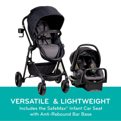 Evenflo Pivot Modular Travel System with SafeMax Car Seat