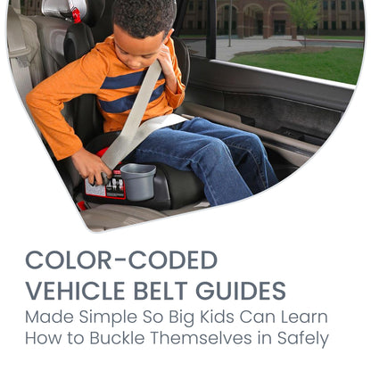 Britax Skyline Belt Positioning Booster Car Seat 2 Stage Design For Growing Kids Dusk Color
