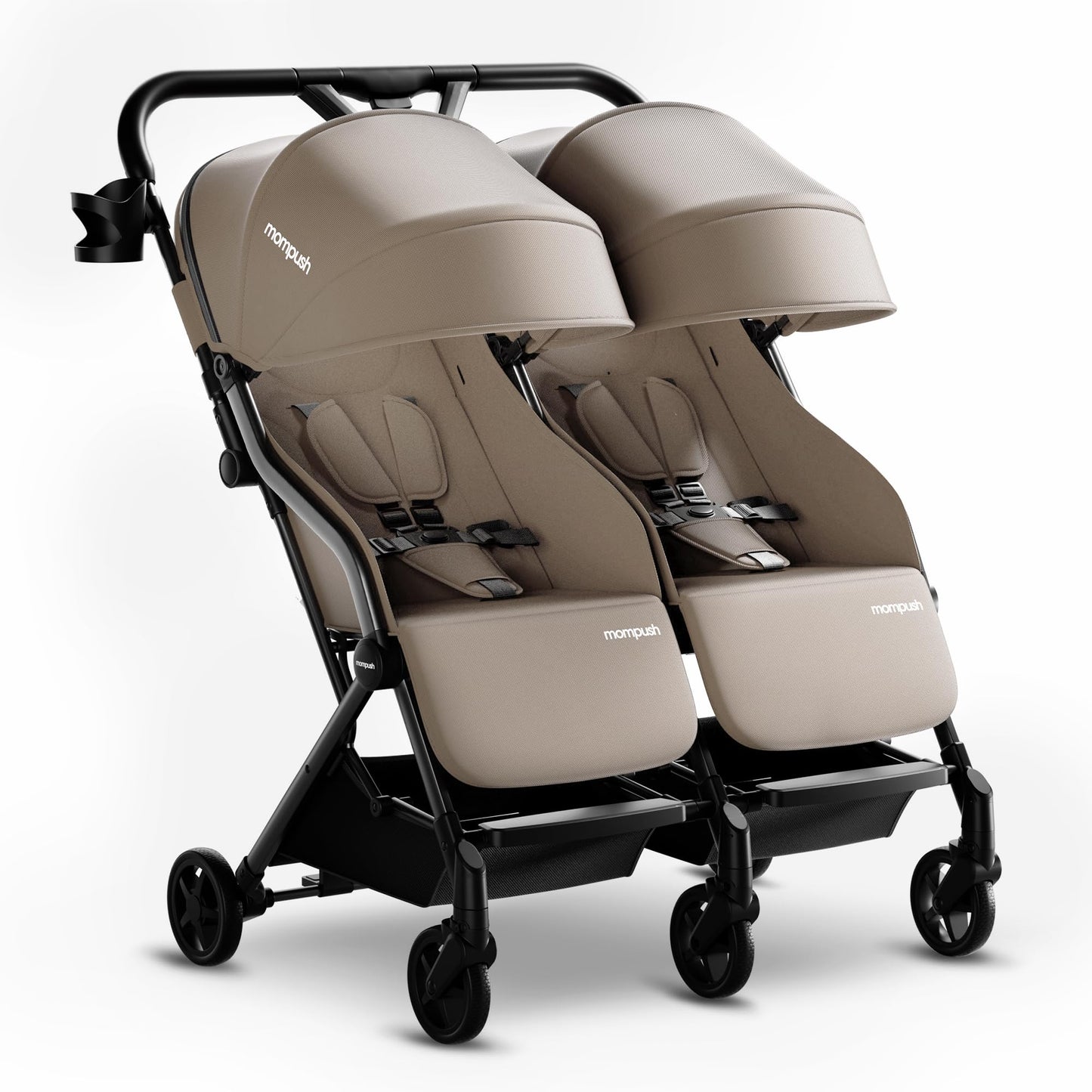 Mompush Lithe Double Stroller Lightweight Side by Side