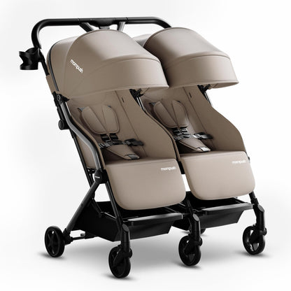 Mompush Lithe Double Stroller Lightweight Side by Side