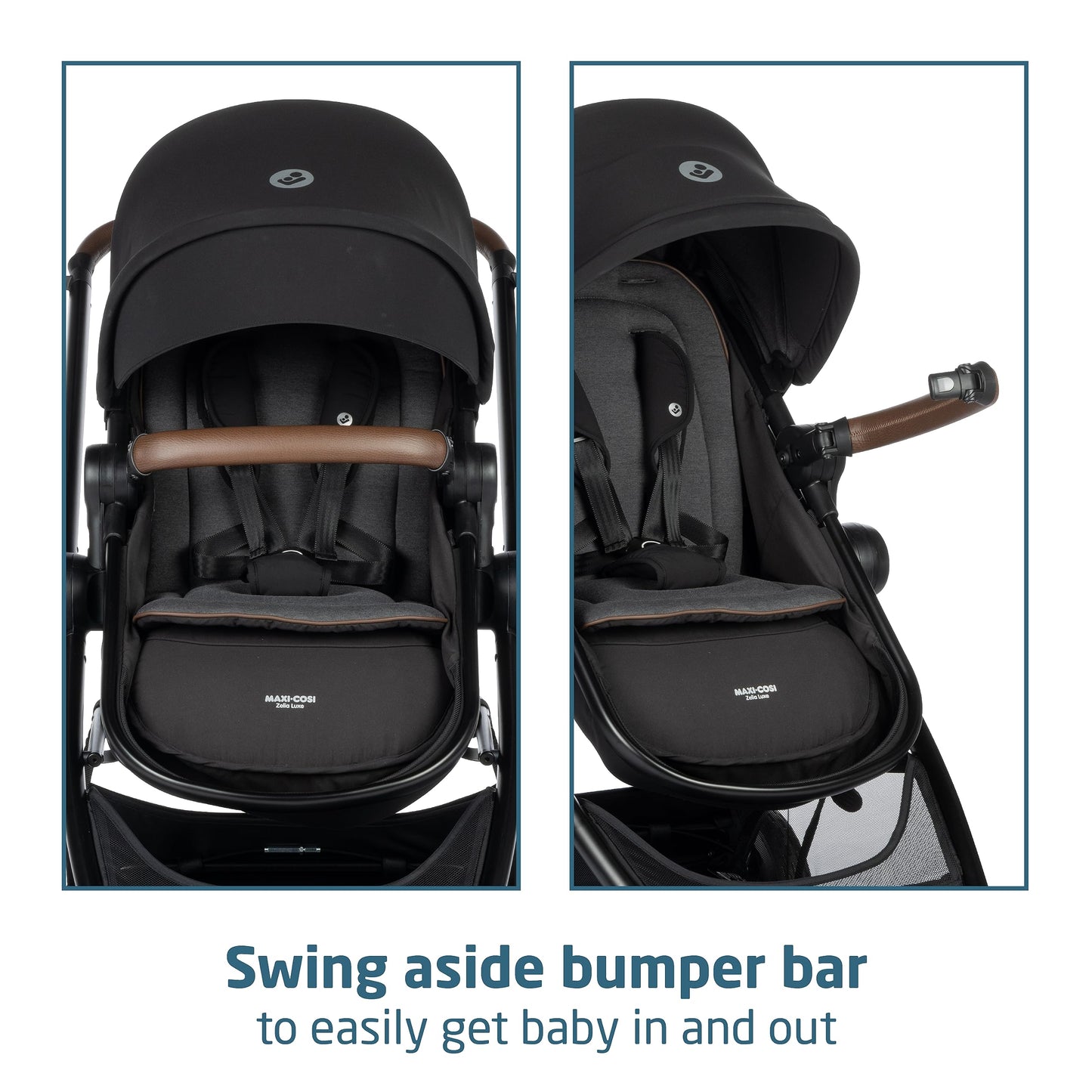 Maxi-Cosi Zelia Luxe 5 In 1 Modular Travel System With Mico Luxe Infant Car Seat