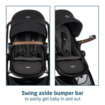 Maxi-Cosi Zelia Luxe 5 In 1 Modular Travel System With Mico Luxe Infant Car Seat