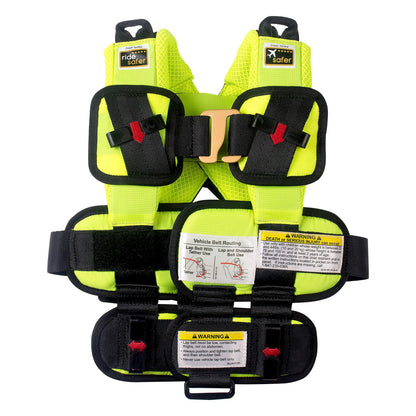 RideSafer Portable Car Seat Small Black Lightweight For Travel And Everyday Child Safety