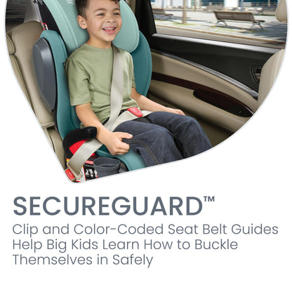 Britax Skyline Belt Positioning Booster Car Seat 2 Stage Design For Growing Kids Dusk Color