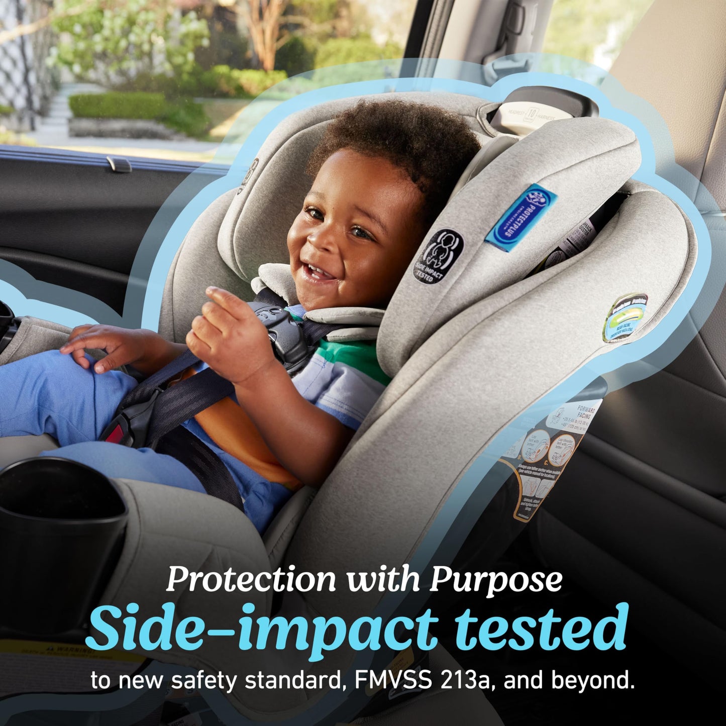 Graco Extend2Fit Convertible Car Seat With 4 Position Extension Panel For Extra Legroom