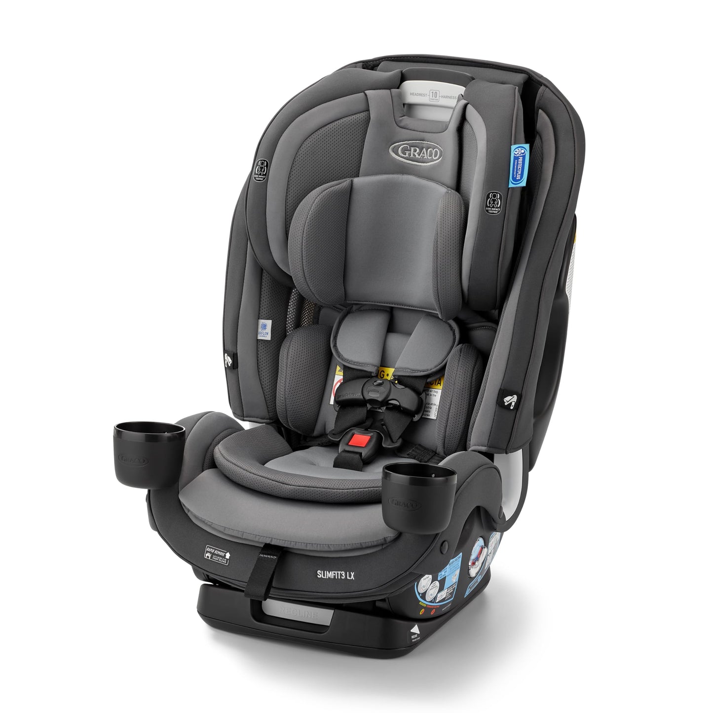 Graco Slimfit 3 In 1 Convertible Car Seat Ultra Space Saving Design For Rear And Forward Facing