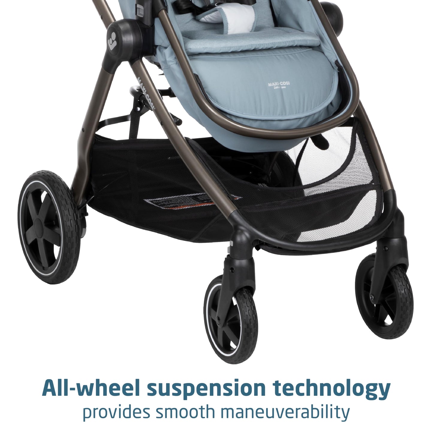 Maxi-Cosi Zelia Luxe 5 In 1 Modular Travel System With Mico Luxe Infant Car Seat