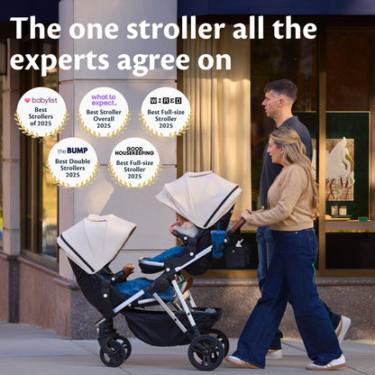 Mockingbird Single-To-Double Stroller 3.0 Travel System Compatible