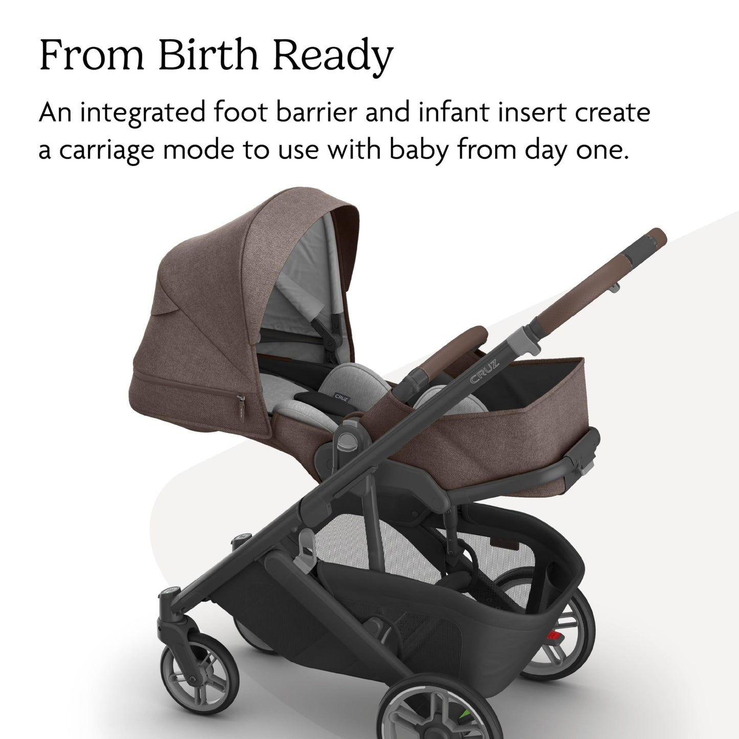 UPPAbaby Cruz V3 Stroller Car Seat Compatible Effortless Day To Day Maneuverability