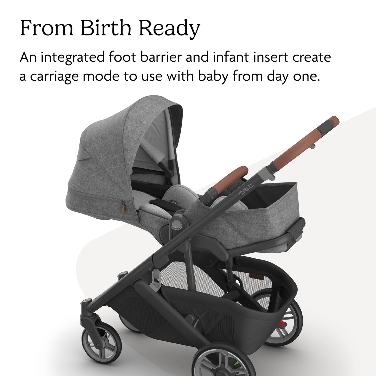 UPPAbaby Cruz V3 Stroller Car Seat Compatible Effortless Day To Day Maneuverability