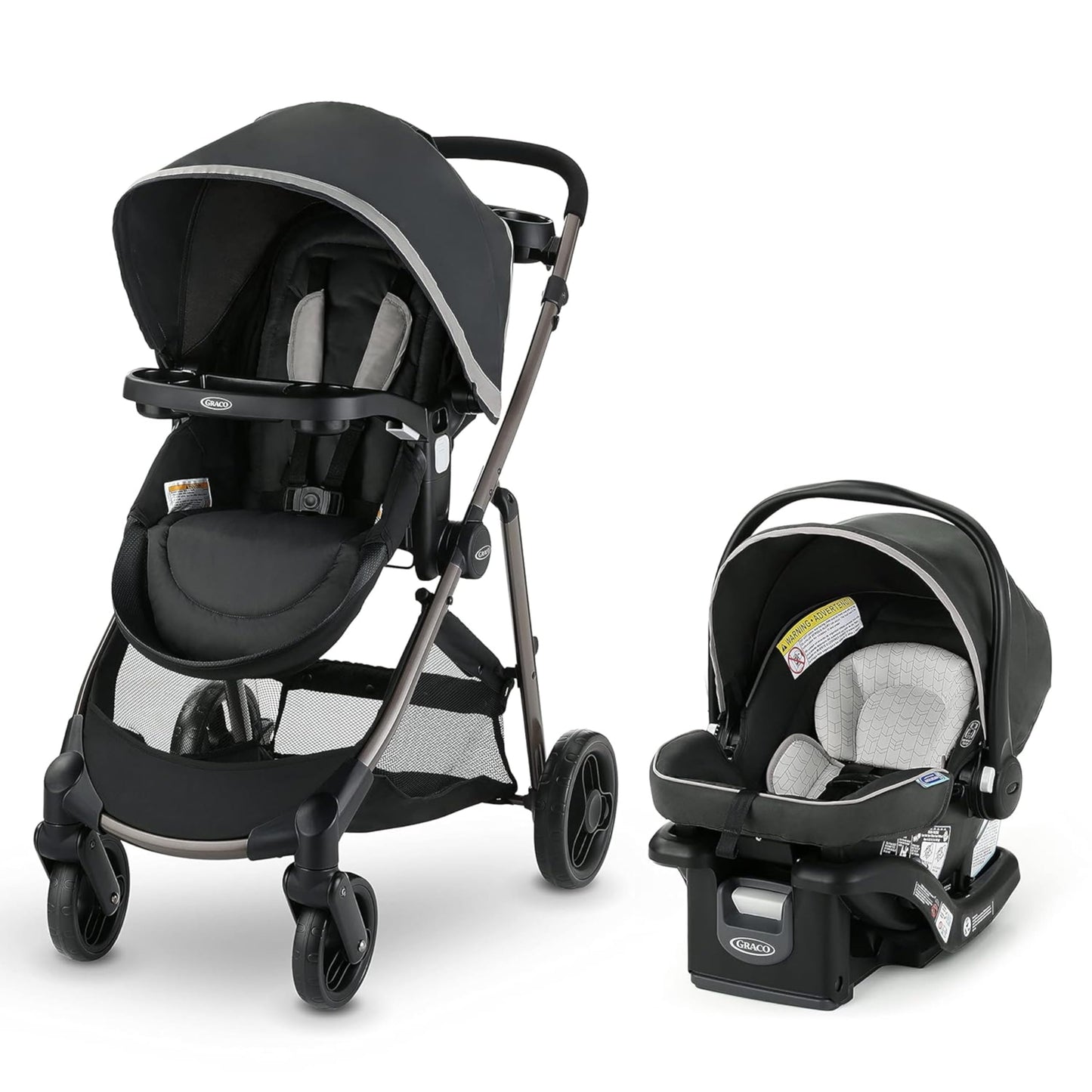 Graco Modes Element Travel System Canter 3In1 Stroller For Infant To Toddler With Car Seat Carrier