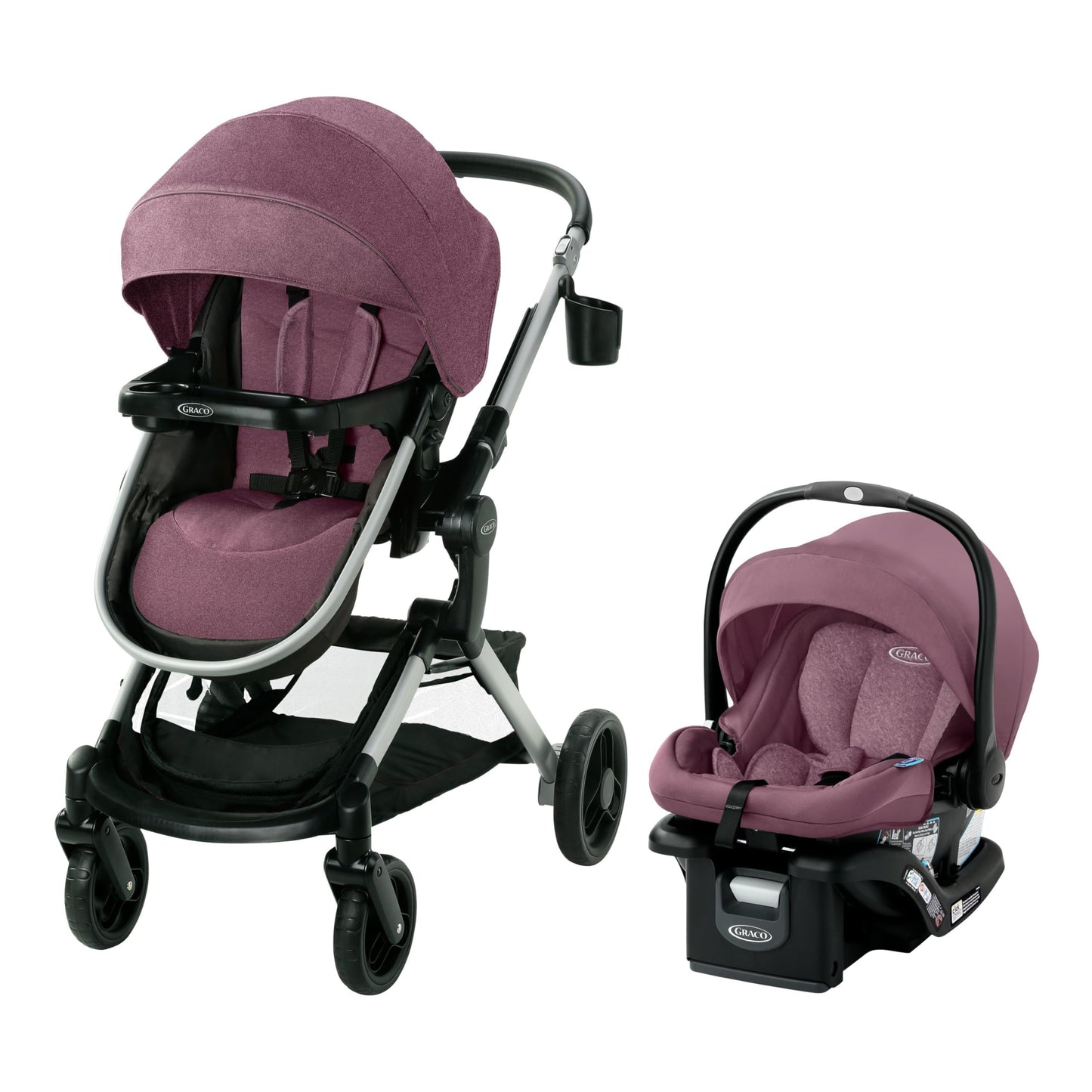 Graco Modes Nest Travel System With Slide2Me Height Adjustable Seat
