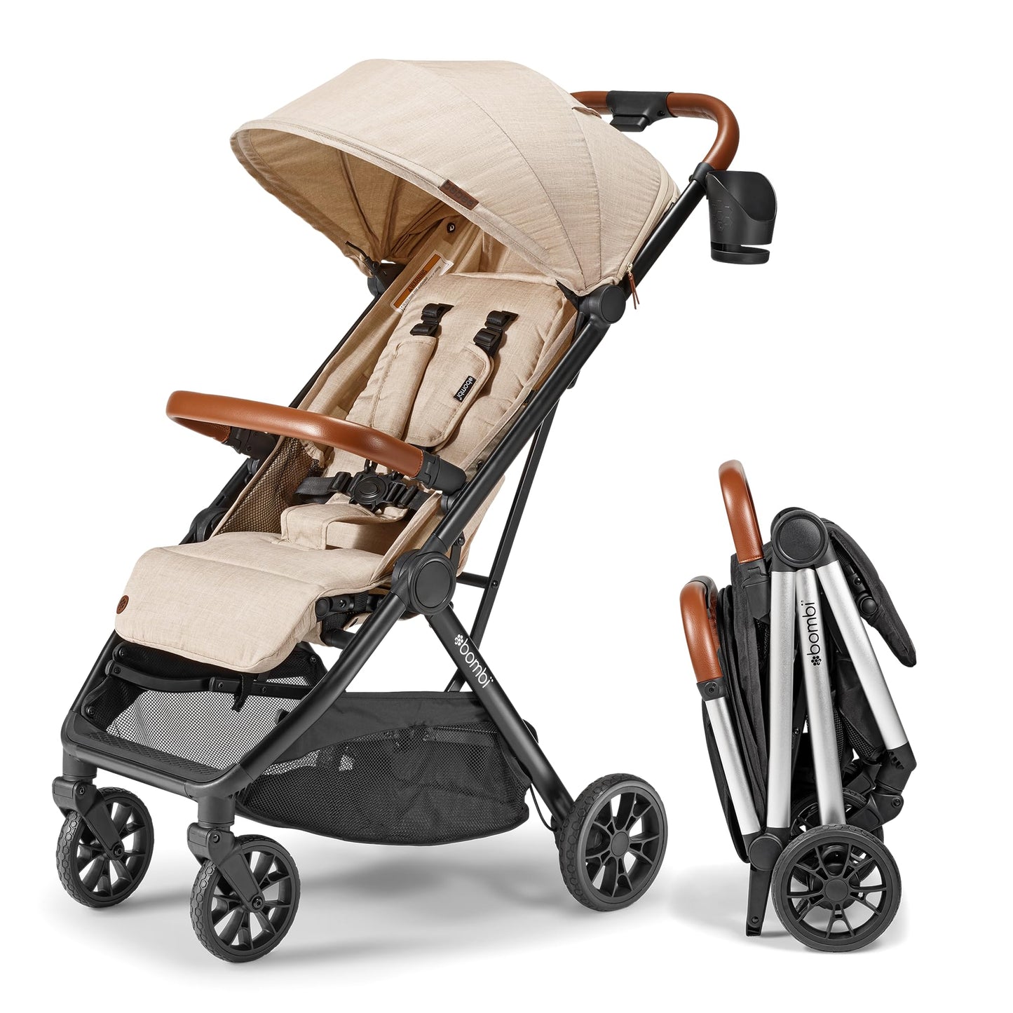 Bombi Bēbee V2 Lightweight Baby Stroller One Hand Fold