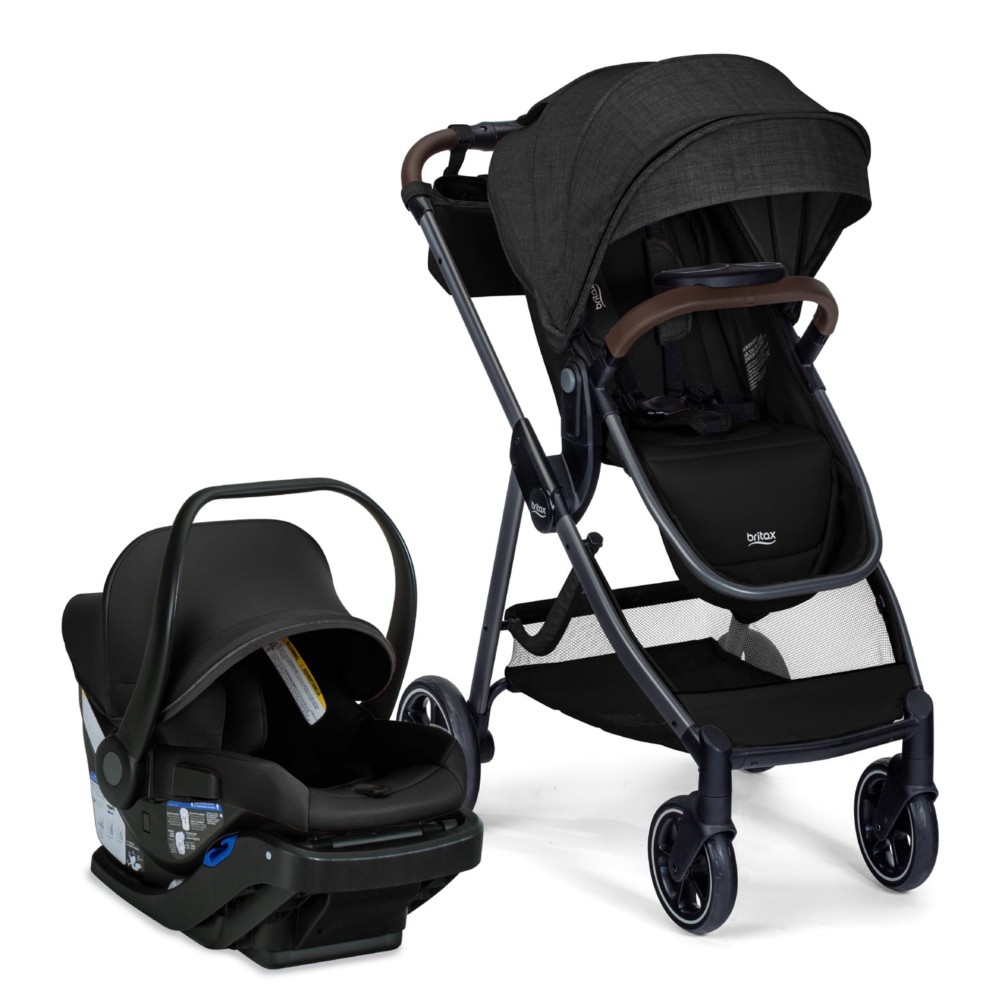 Britax Phases Travel System With Arbor Car Seat And Stroller 6-In-1