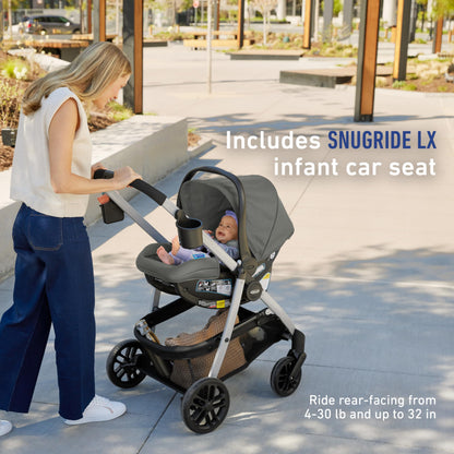 Graco Modes Pramette Travel System 3in1 Infant Car Seat Stroller