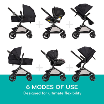 Evenflo Pivot Modular Travel System with SafeMax Car Seat