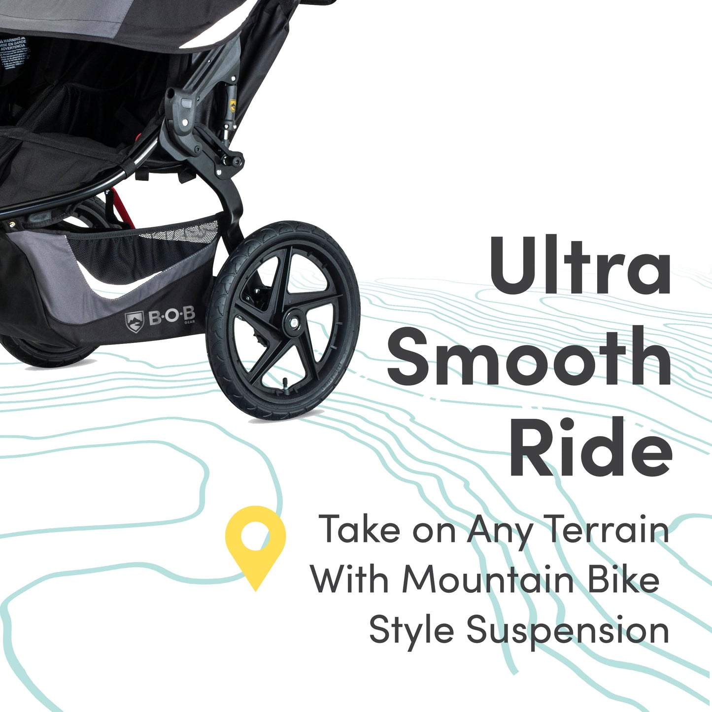 Bob Gear Revolution Flex 3.0 Duallie Jogging Stroller with Suspension