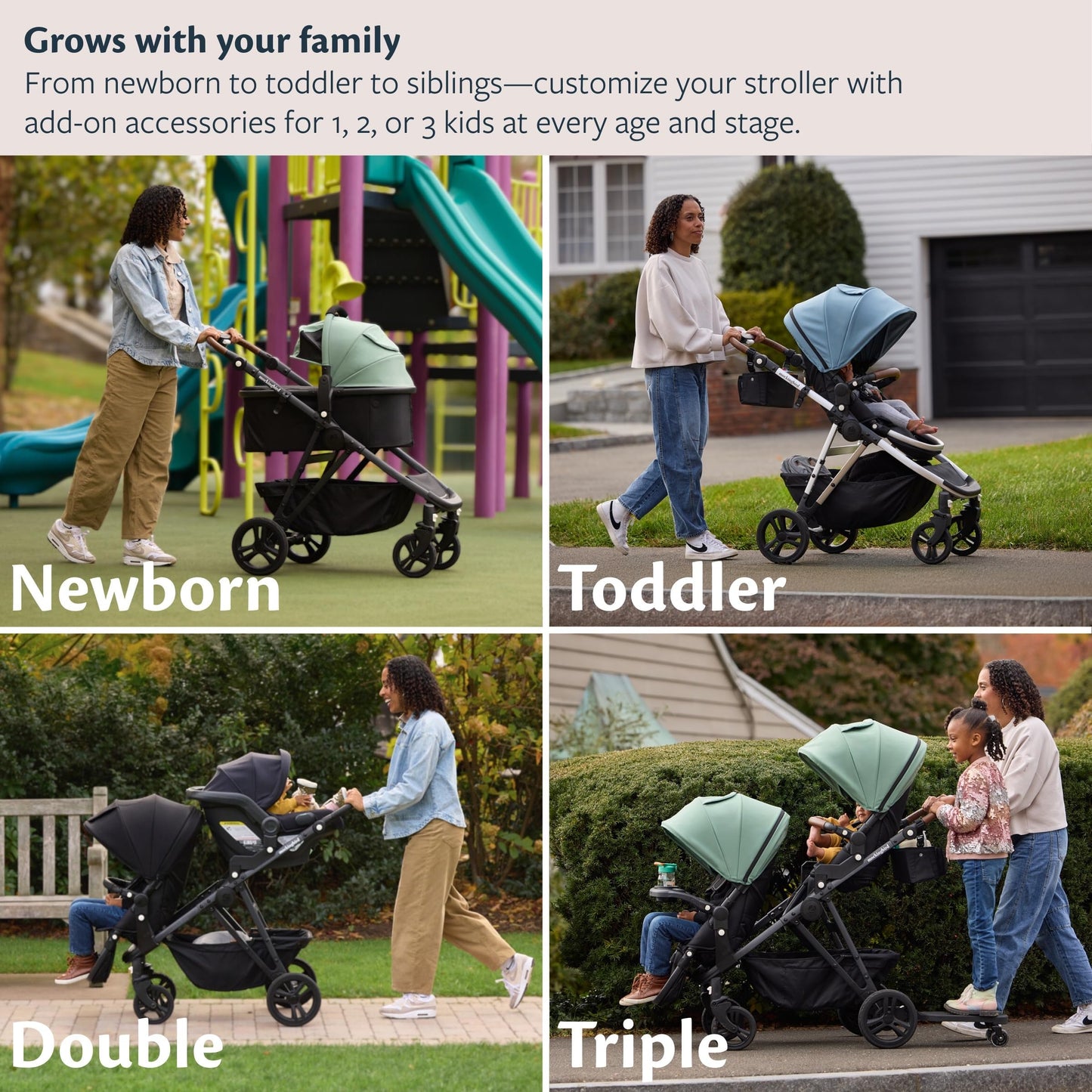 Mockingbird Single-To-Double Stroller 3.0 Travel System Compatible