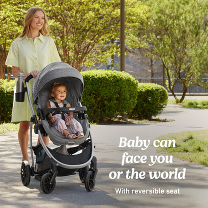 Graco Modes Pramette Travel System 3in1 Infant Car Seat Stroller