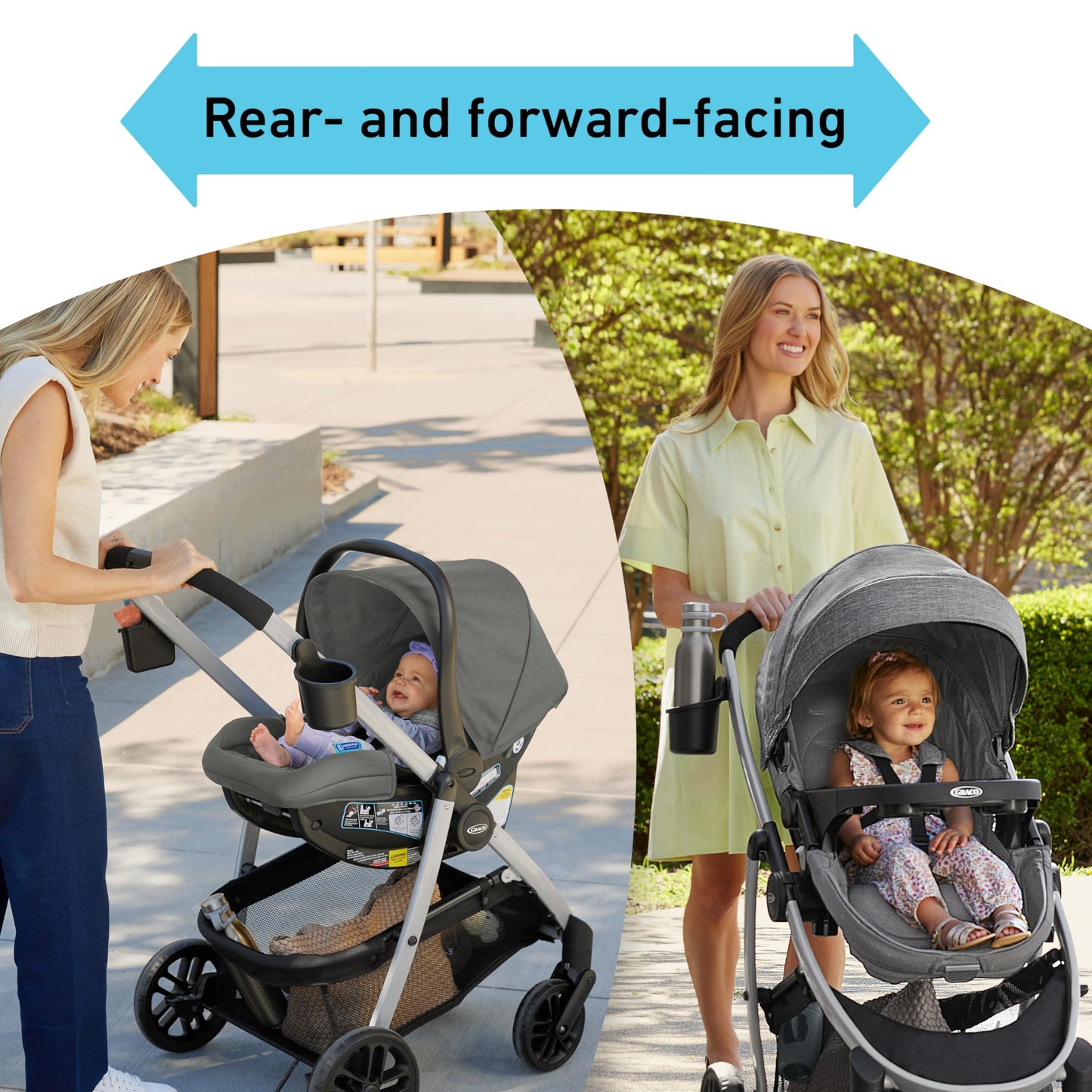 Graco Modes Pramette Travel System 3in1 Infant Car Seat Stroller