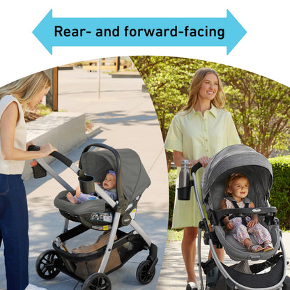 Graco Modes Pramette Travel System 3in1 Infant Car Seat Stroller