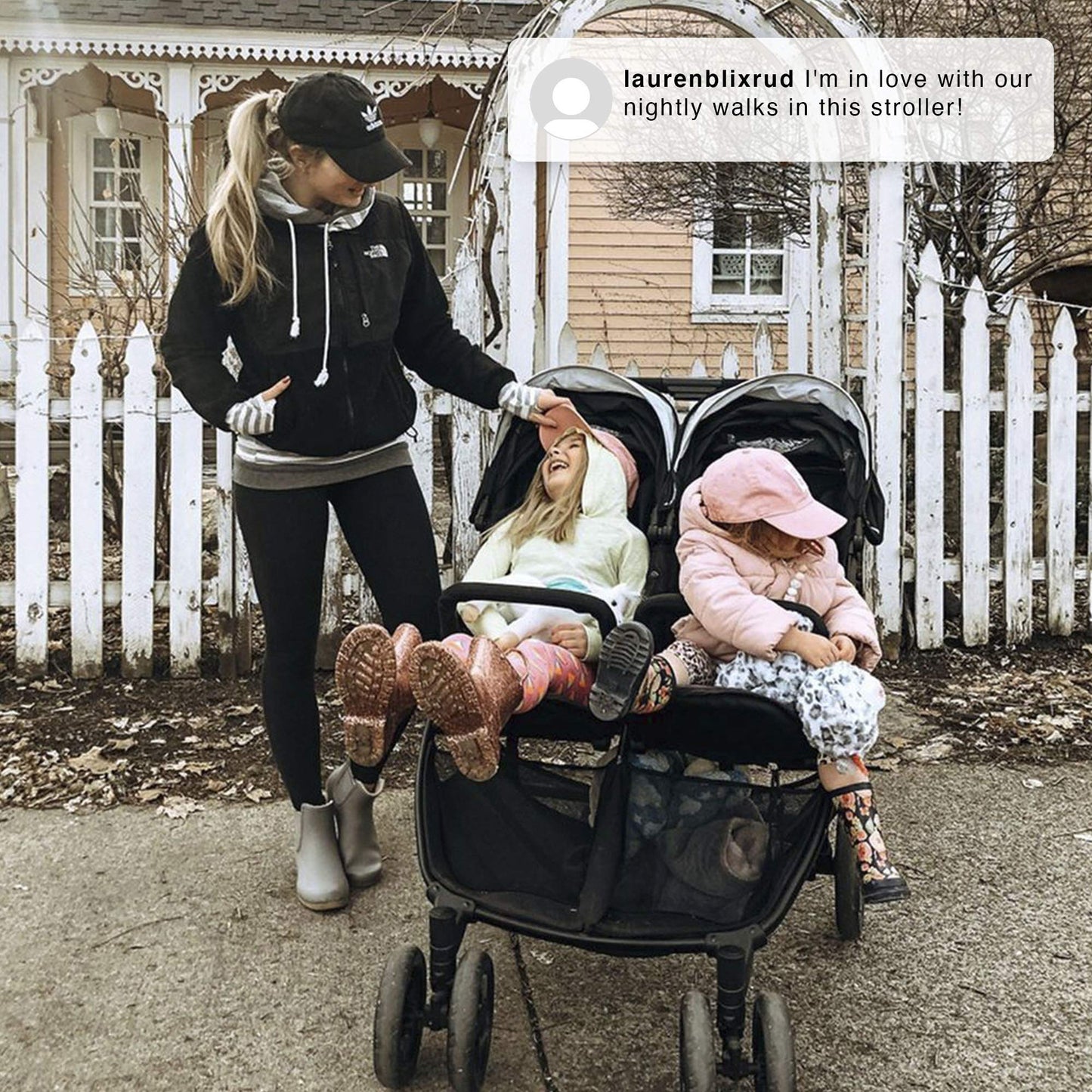 Jeep Destination Ultralight Side By Side Double Stroller With Lightweight Frame And Smooth Ride
