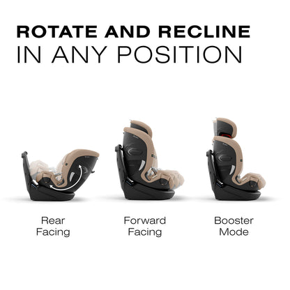 Cybex Callisto G 360 All-In-One Convertible Car Seat - SafetyAssure Protection With SensorSafe Tech
