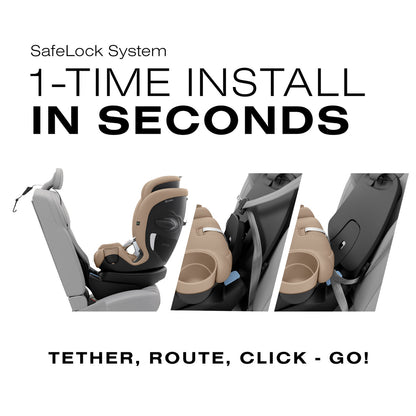 Cybex Callisto G 360 All-In-One Convertible Car Seat - SafetyAssure Protection With SensorSafe Tech