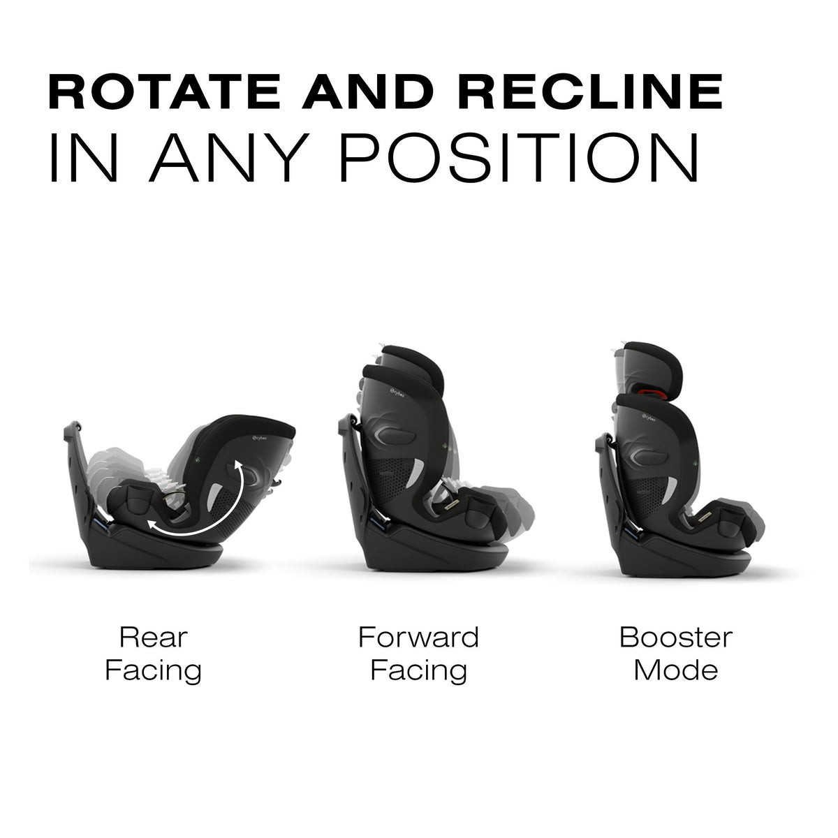 Cybex Callisto G 360 All-In-One Convertible Car Seat - SafetyAssure Protection With SensorSafe Tech