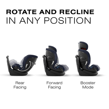 Cybex Callisto G 360 All-In-One Convertible Car Seat - SafetyAssure Protection With SensorSafe Tech