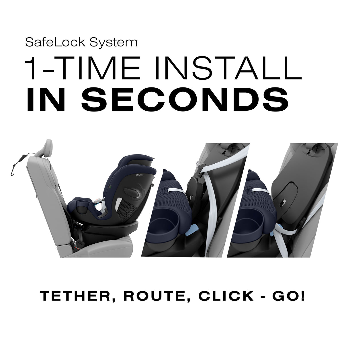 Cybex Callisto G 360 All-In-One Convertible Car Seat - SafetyAssure Protection With SensorSafe Tech