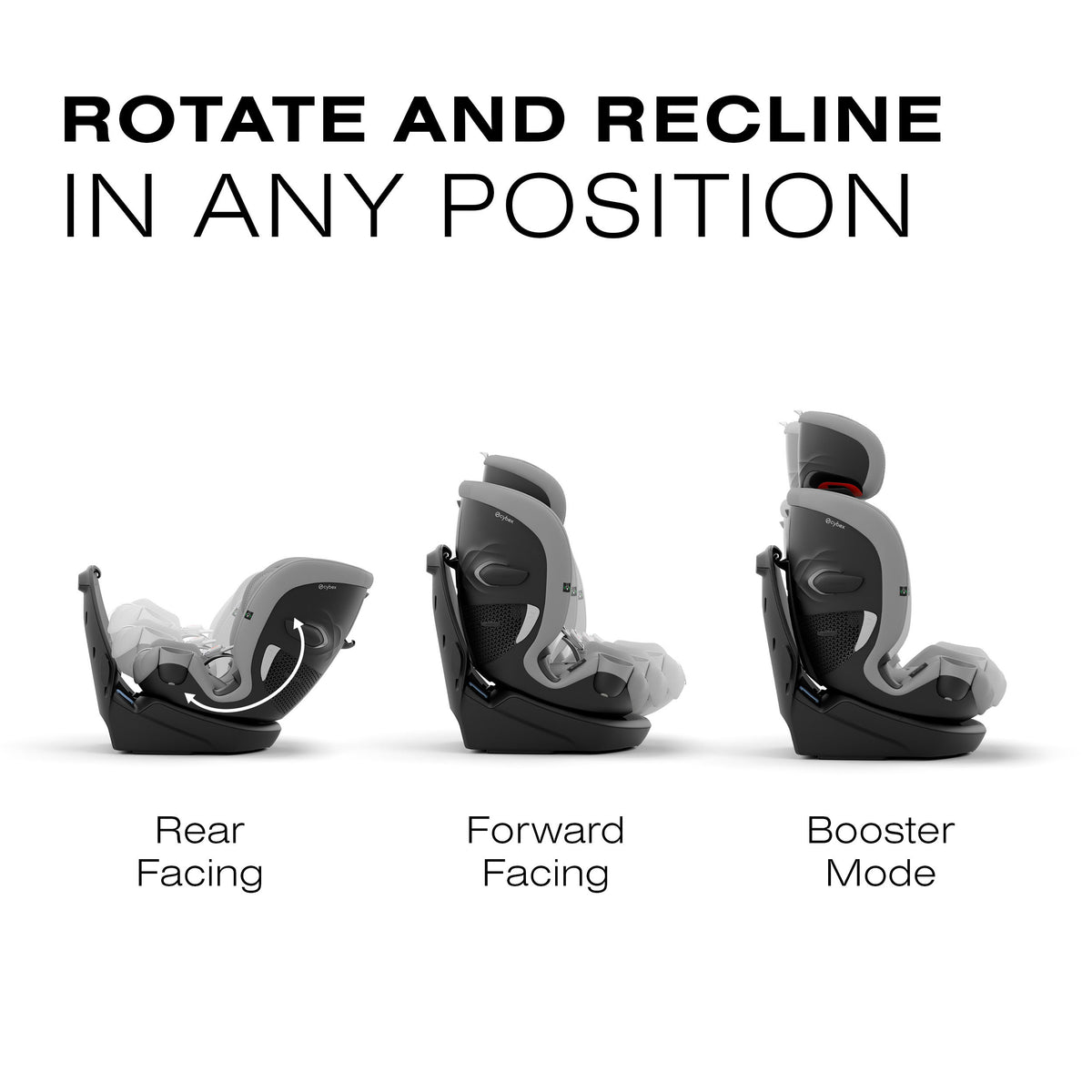 Cybex Callisto G 360 All-In-One Convertible Car Seat - SafetyAssure Protection With SensorSafe Tech