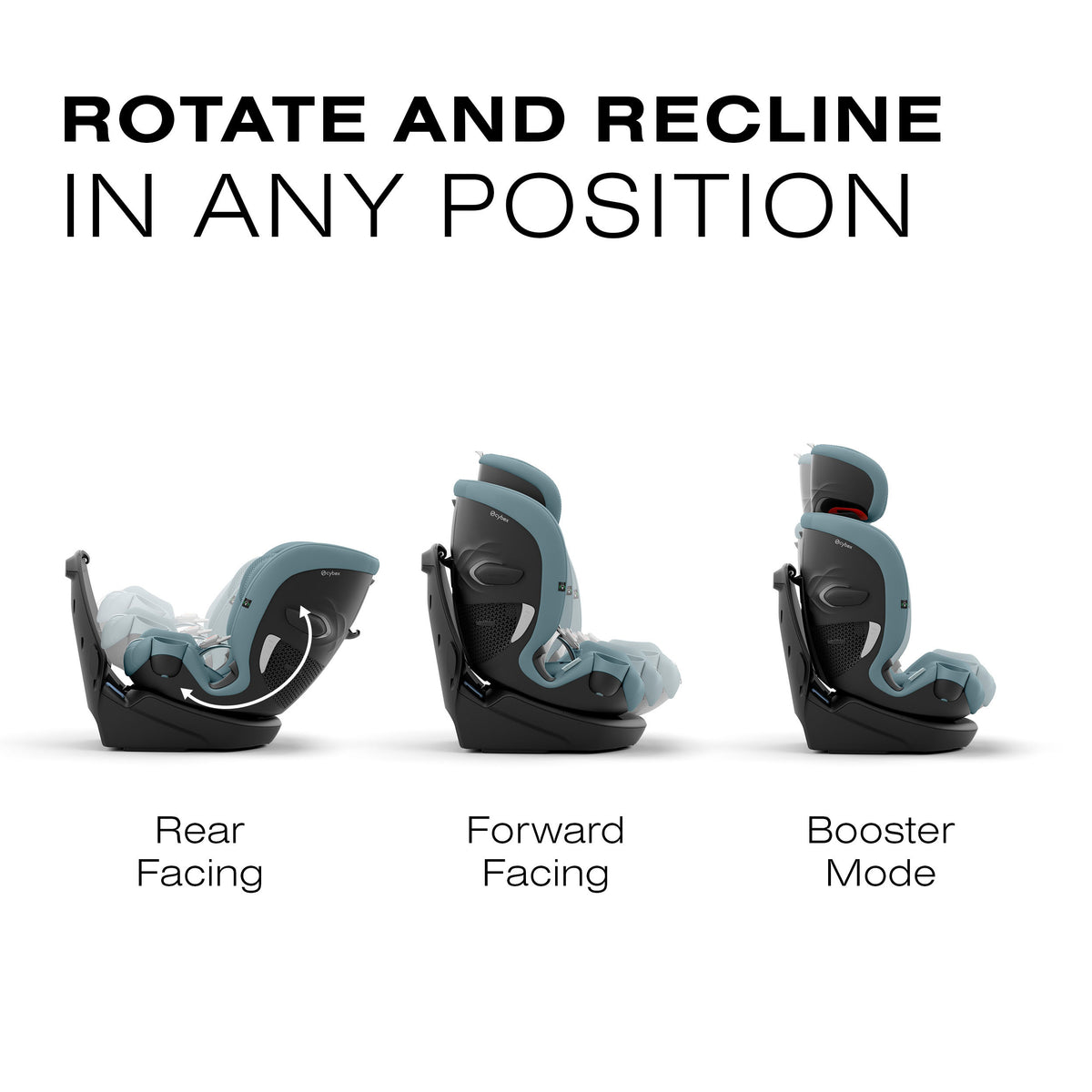 Cybex Callisto G 360 All-In-One Convertible Car Seat - SafetyAssure Protection With SensorSafe Tech