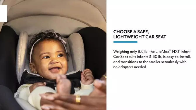 Evenflo Pivot Travel System With LiteMax NXT Infant Car Seat - 6 Modes And Upgraded Wheels For A Smooth Ride
